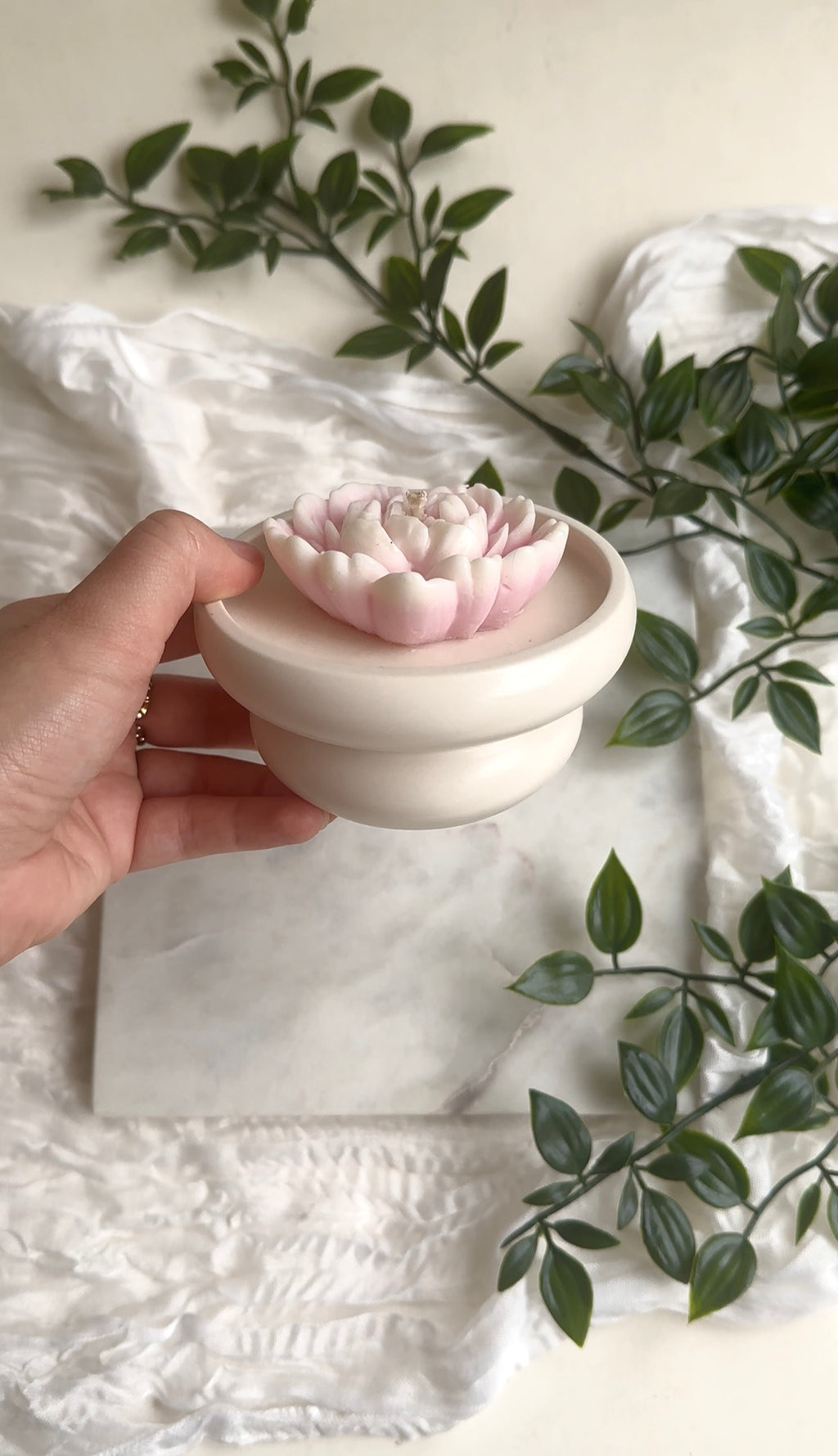 Bougie Pivoine