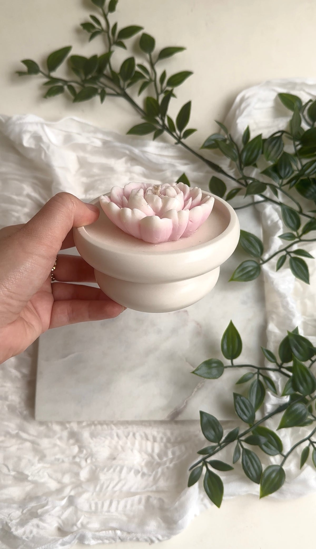 Bougie Pivoine